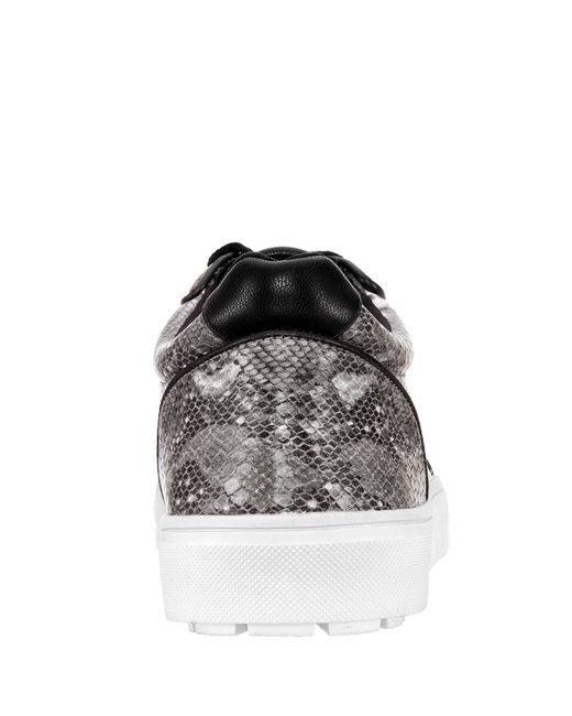 Nina Gray Mango-black/white Python Print
