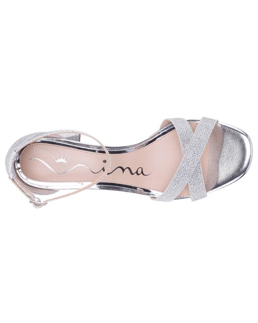 Nina Metallic Berneta-silver