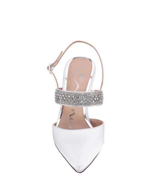 Nina Metallic Trista-white