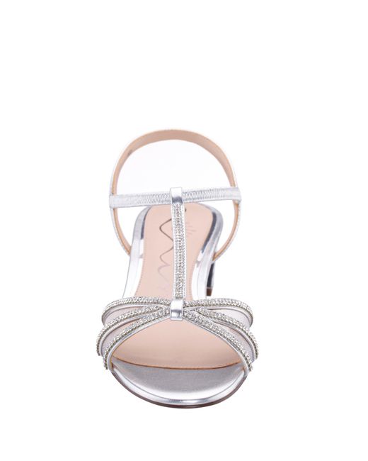 Nina Metallic Goldie-silver