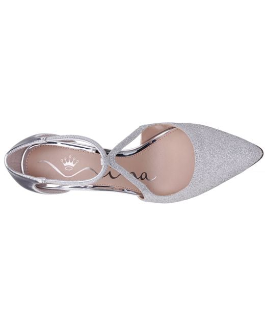 Nina White Netta-silver