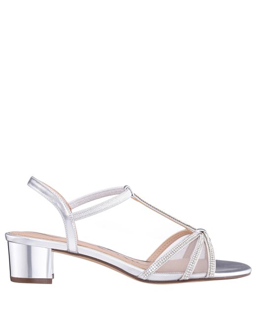Nina Metallic Goldie-silver