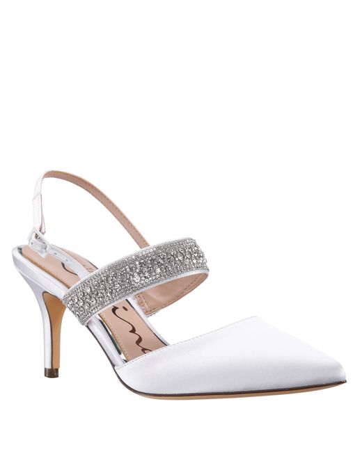 Nina Metallic Trista-white