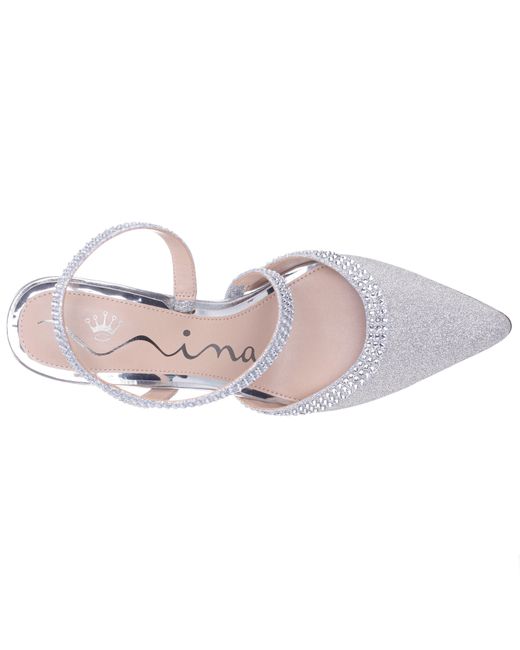 Nina Metallic Nicara-silver