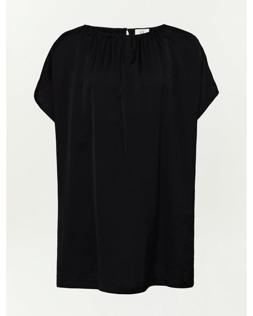 NINETY PERCENT Natural Amor Top In Obsidian