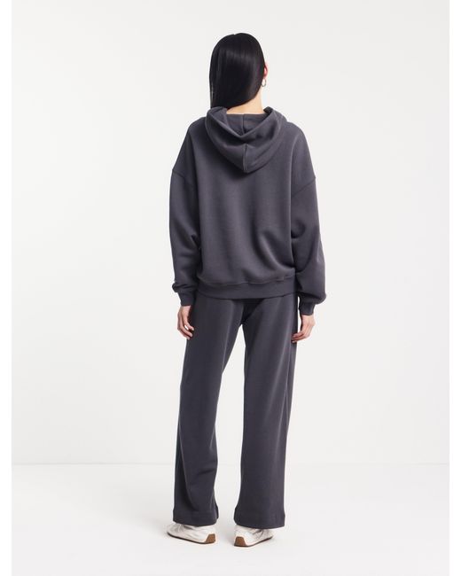 NINETY PERCENT Blue Straight Leg Sweatpant In Magnet