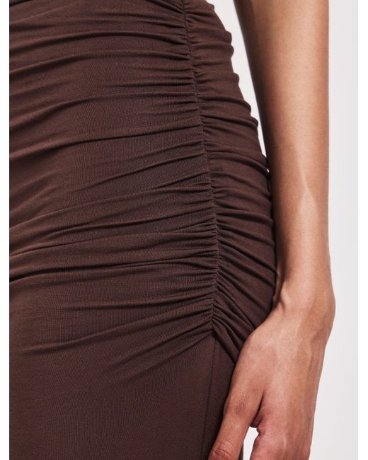 NINETY PERCENT Multicolor Leah Ruched Maxi Skirt In Bracken