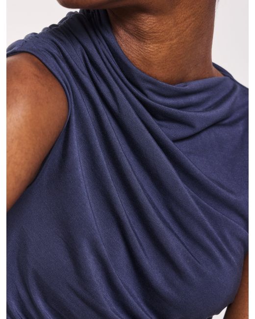 NINETY PERCENT Blue Lui Top In Nightime