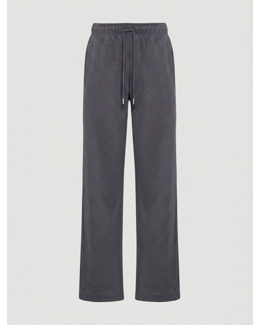 NINETY PERCENT Blue Straight Leg Sweatpant In Magnet