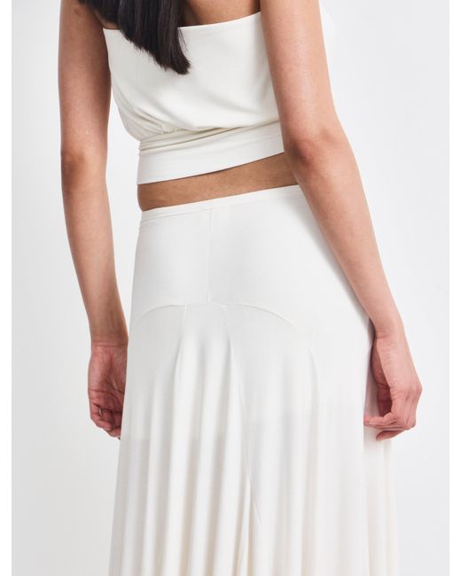 NINETY PERCENT White Elara Skirt In Chalk