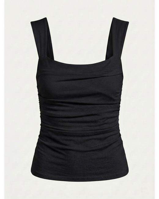 NINETY PERCENT Aki Cami Top In Black
