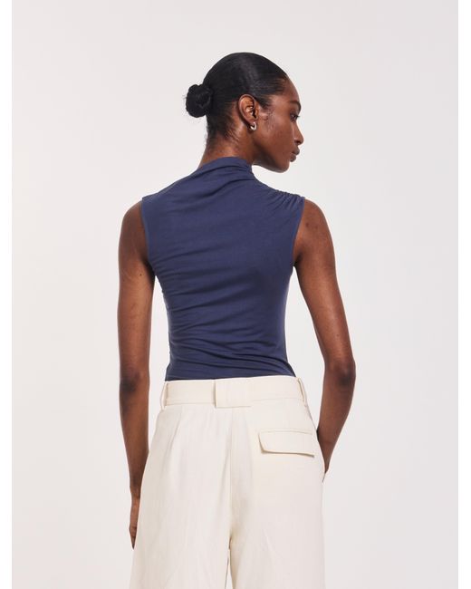NINETY PERCENT Blue Lui Top In Nightime