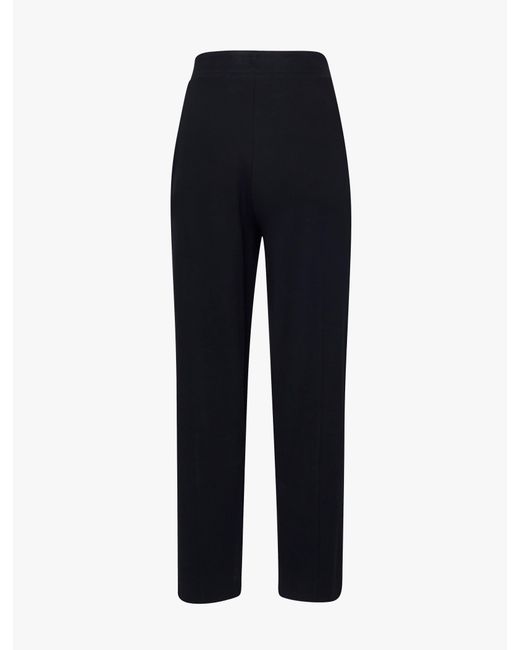 NINETY PERCENT Flax Jersey Travel Pant In Black