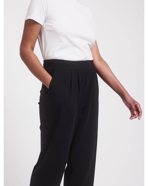 NINETY PERCENT Flax Jersey Travel Pant In Black
