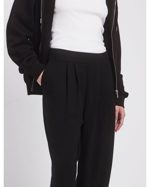 NINETY PERCENT Flax Jersey Travel Pant In Black