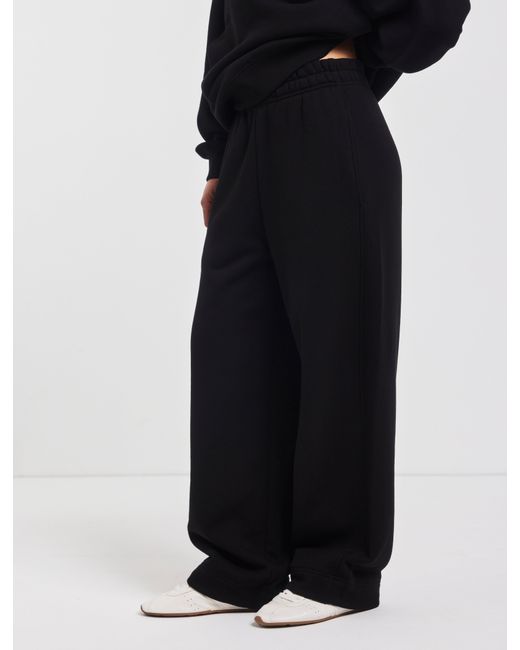 NINETY PERCENT Blue Ellery Barrel Leg Sweatpant In Black