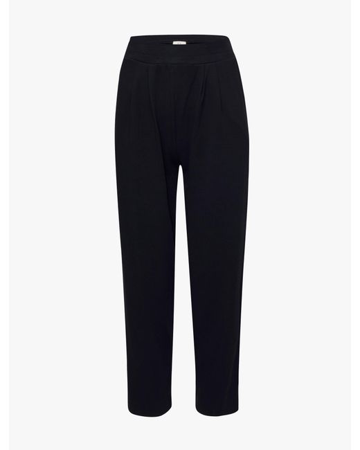 NINETY PERCENT Flax Jersey Travel Pant In Black