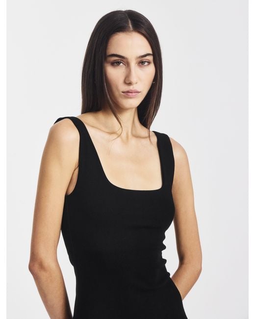 NINETY PERCENT White Matala Dress In Black