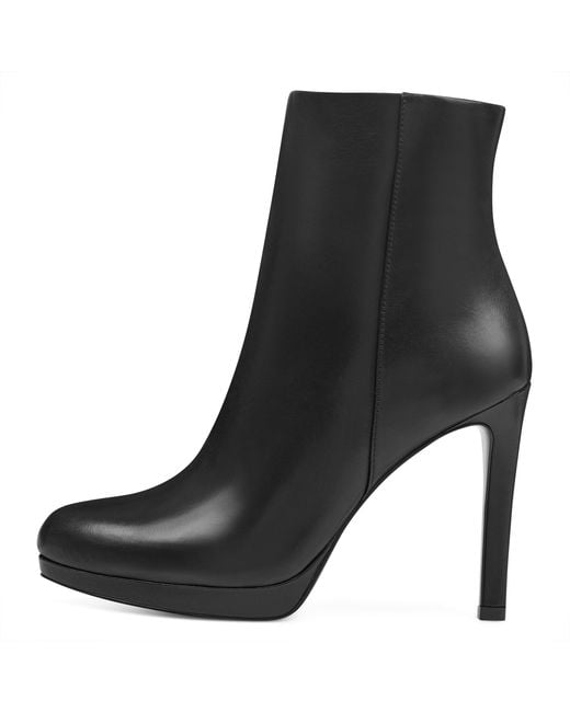 nine west quanette platform booties