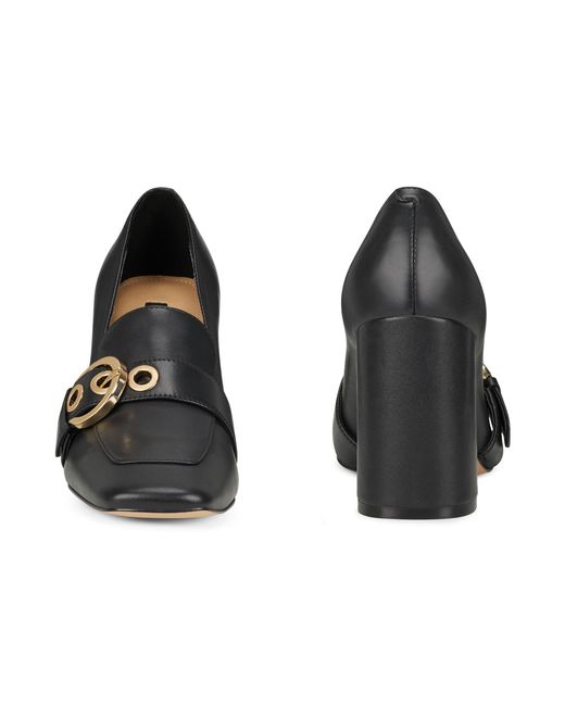 nine west loafer heels