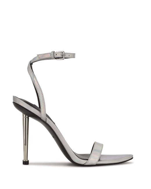 Nine West Reina Ankle Strap Sandals in Black - Lyst
