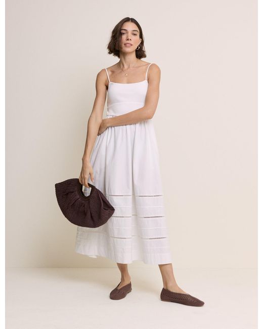 Nobody's Child Natural Strappy Tiered Goldie Midi Dress