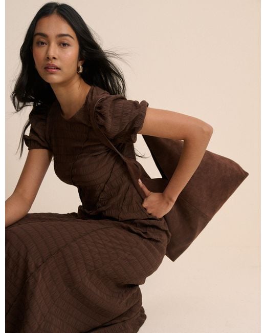 Nobody's Child Natural Cassandra Jersey Midi Dress
