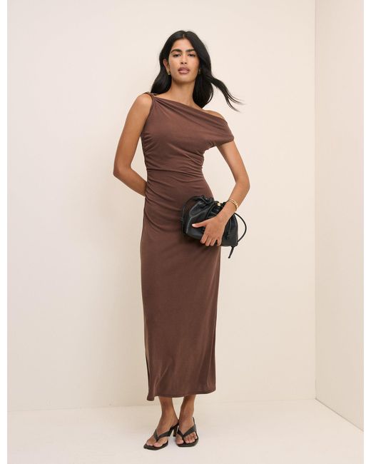 Nobody's Child Brown Bethany Jersey Midi Dress