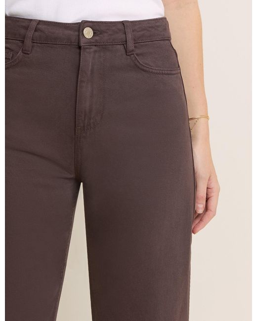 Nobody's Child Natural High Rise Putney Barrel Leg Jeans