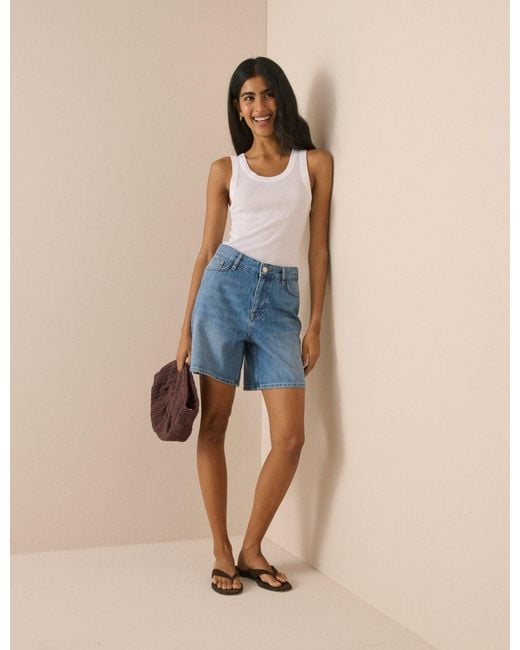 Nobody's Child Blue Denim Brockwell Denim Shorts