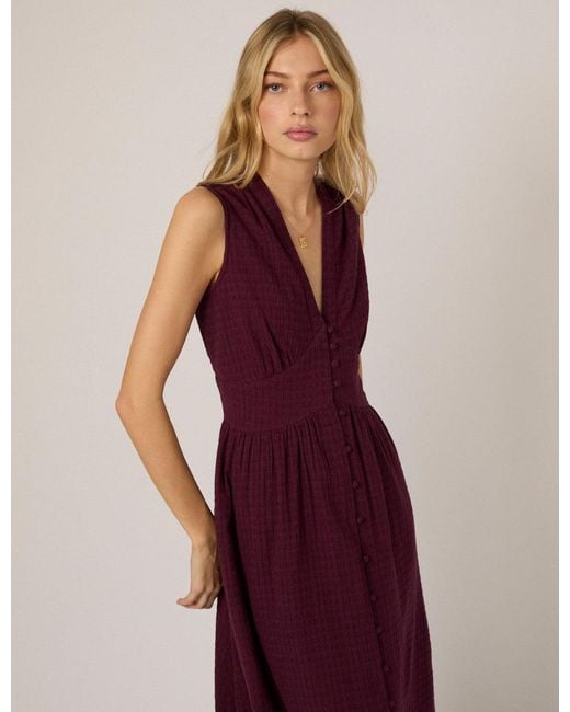 Nobody's Child Purple Sleeveless Starlight Midi Dress