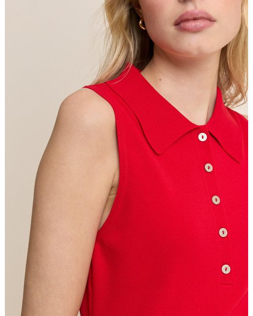 Nobody's Child Collared Ribbed Vest