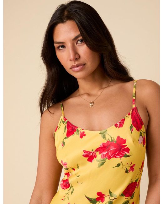 Nobody's Child Red Poppy Delevingne Floral Zara Maxi Dress