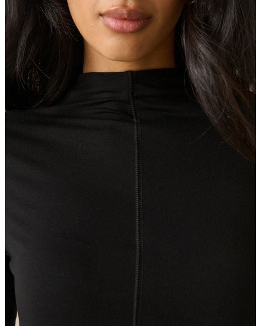 Nobody's Child Blue High Neck Jersey Top