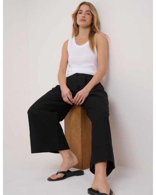 Nobody's Child Black High Waisted Trousers