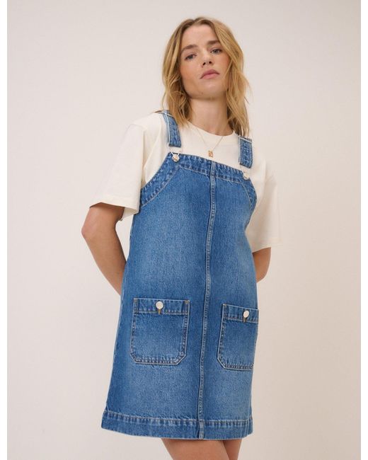 Nobody's Child Blue Denim Reggie Mini Dress