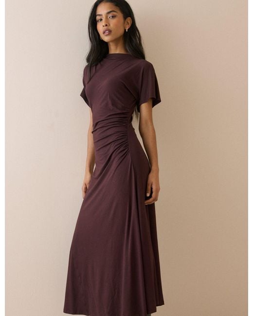 Nobody's Child Natural Jersey Niamh Midi Dress