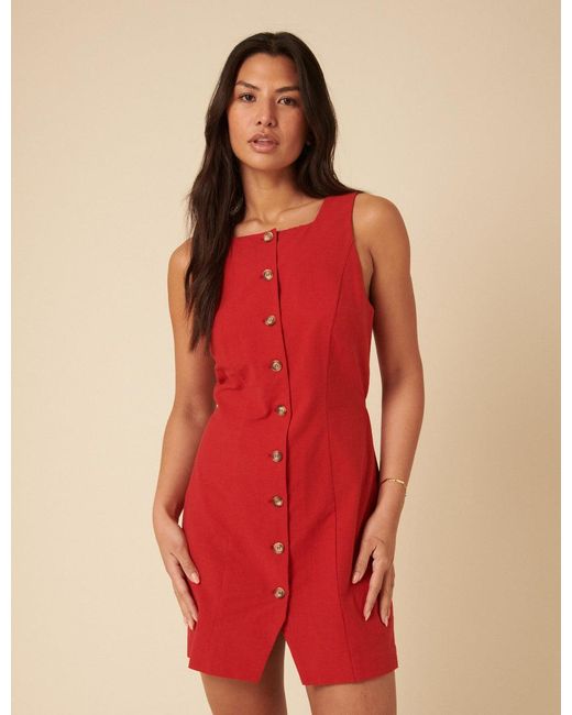 Nobody's Child Red Peri Mini Dress