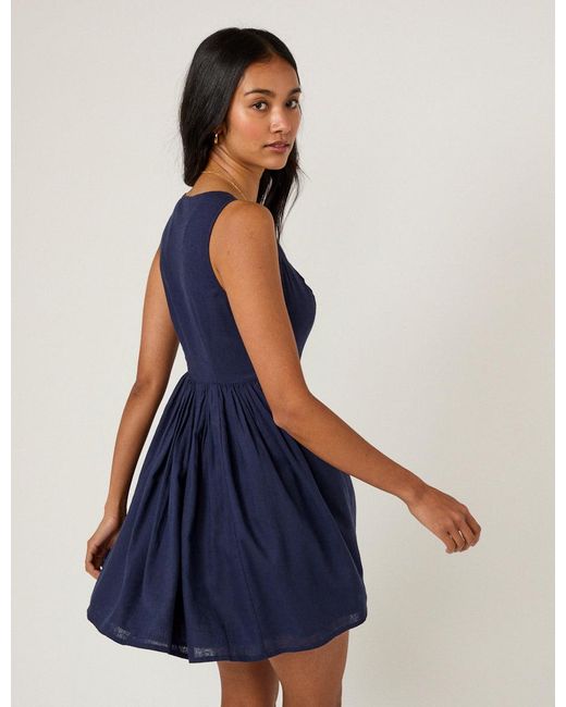 Nobody's Child Blue Cora Mini Dress