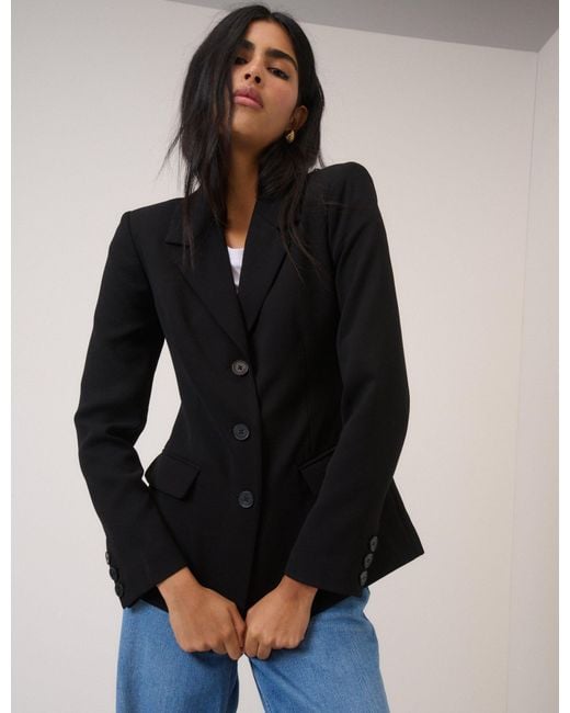 Nobody's Child Black Cinched Blazer