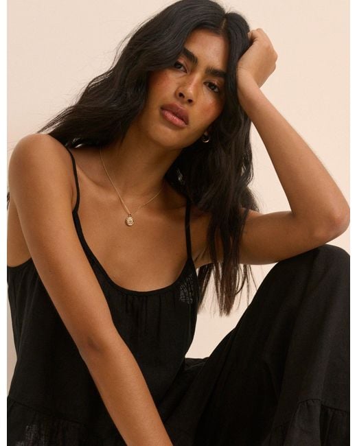 Nobody's Child Metallic Plated Circular Pendant Necklace