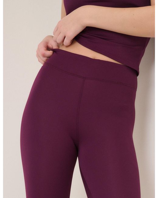 Nobody's Child Pink Burgundy Athleisure Leggings