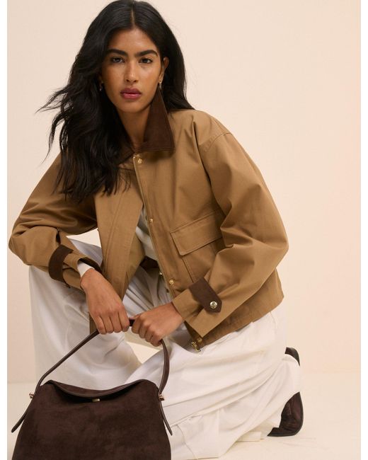 Nobody's Child Brown Camel Short Freddie Barn Jacket