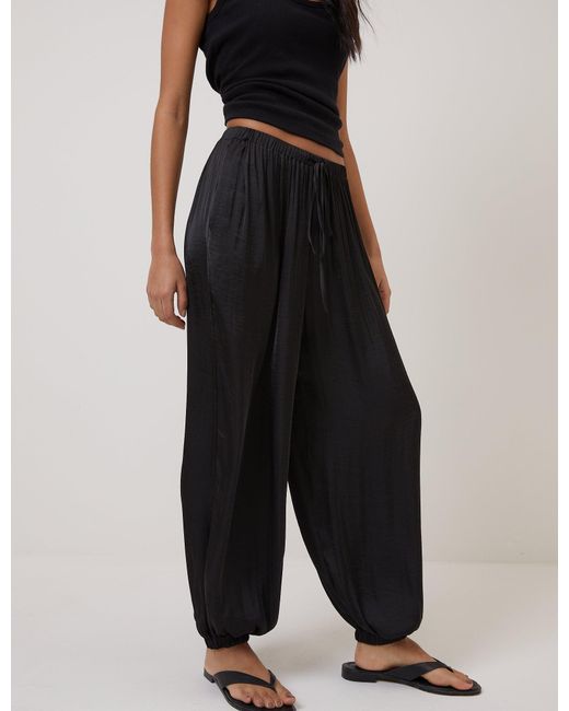 Nobody's Child Black Balloon Cuffed Trousers
