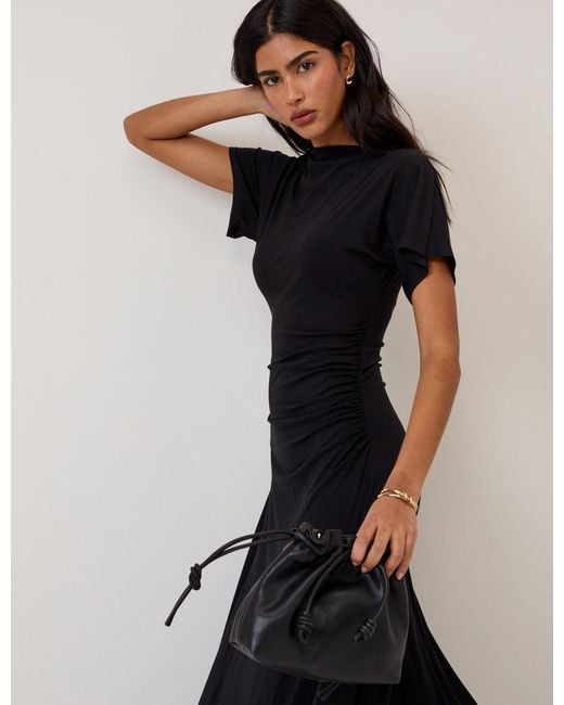 Nobody's Child Black Niamh Jersey Midi Dress
