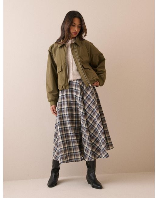 Nobody's Child Green Collared Bomber Jacket