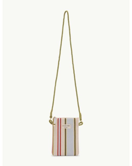 Nobody's Child Natural Striped Phone Pouch