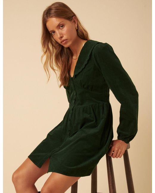 Nobody's Child Black Cord Peter Pan Collar Meghan Mini Dress