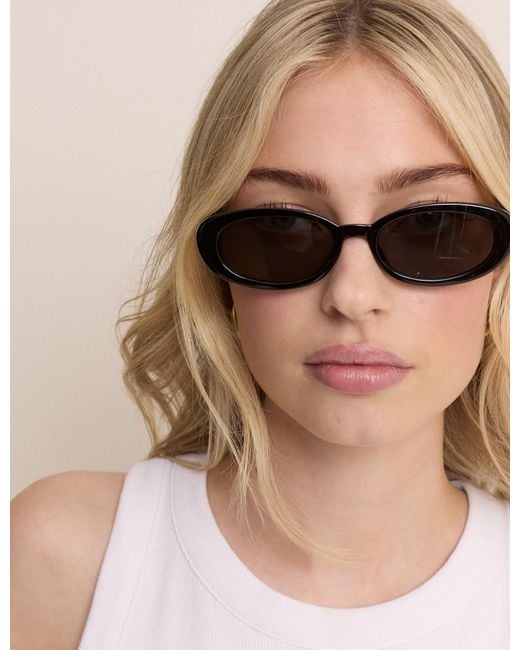 Nobody's Child Natural Oval Halo Sunglasses