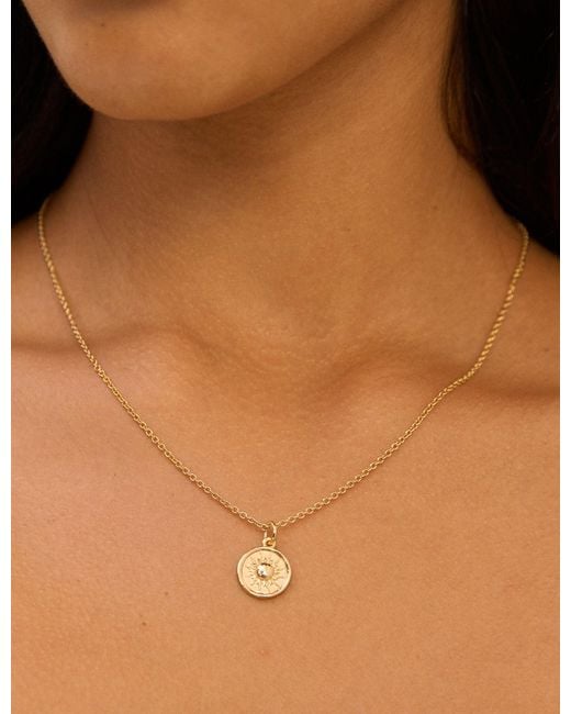 Nobody's Child Metallic Plated Circular Pendant Necklace